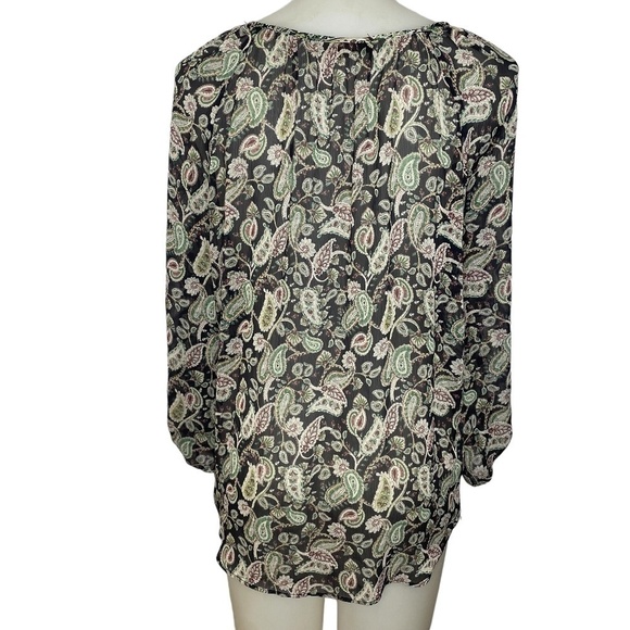 Paisley Chiffon Blouse💙 - Picture 2 of 11